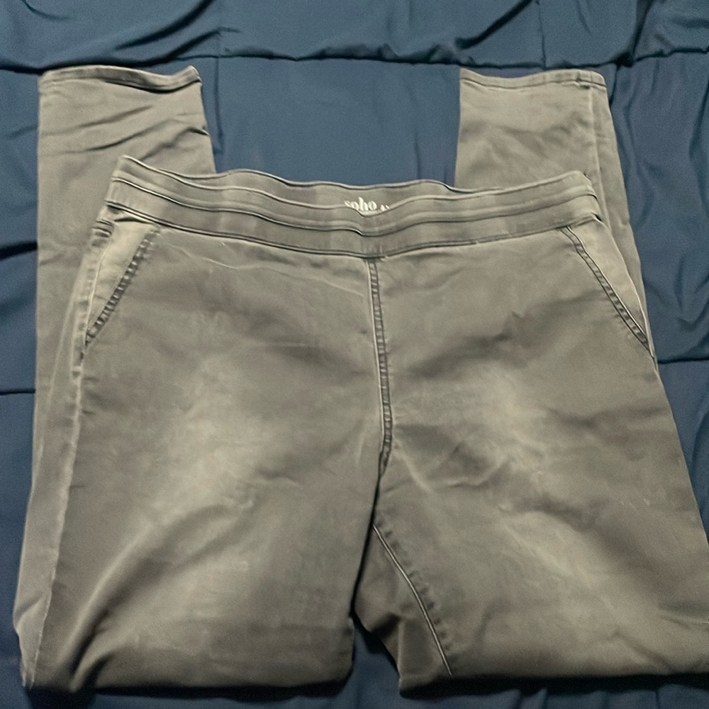 Soho high waisted pull on jeggins